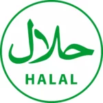 halal sign design certificate tag for food product illustration free vector 2